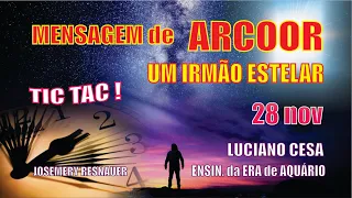 654 - MENSAGEM de ARCOOR. JOSEMERY RESNAUER. Um Irmão Estelar. 28 nov. Compartilhem !