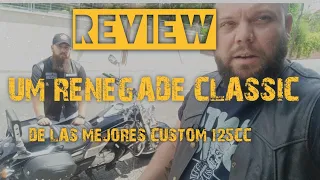 Todo sobre la UM Renegade Classic (125cc). Sonido, Motor, Extras