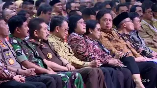 Presiden RI Joko Widodo Dalam Rakornas Indonesia Maju di Sentul Tahun 2019