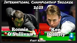 Ronnie O'Sullivan vs Ken Doherty - Internacional Championship Snooker 2023 - First Round