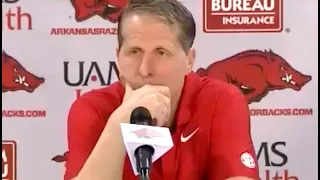 Eric Musselman Postgame - Tennessee 92, Arkansas 63