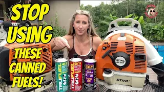 TRUFUEL put to the TEST and IT FAILED! These canned 2 cycle fuels make me tons of money at the shop!