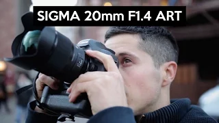 SIGMA 20mm 1.4 ART | super wide angle lens | hands on | unboxing and review