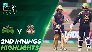 2nd Innings Highlights | Multan Sultans vs Quetta Gladiators | Match 25 | HBL PSL 7 | ML2T