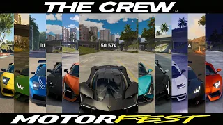 THE CREW MOTORFEST - ALL FASTEST LAMBORGHINI CARS TOP SPEED TEST - SIAN, REVUELTO, TERZO MILLENNIO