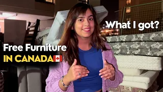 Free Furniture in Canada🇨🇦 What I got in my house | Detailed Vlog 🇨🇦Yourbossgirl