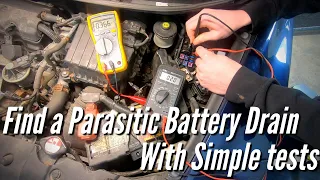 How to Diagnose A Parasitic Draw With Simple Tests. (Car Battery Dies Overnight)