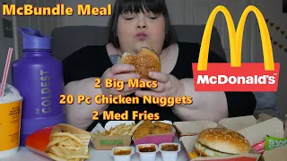 McDonald's McBundle Meal Mukbang