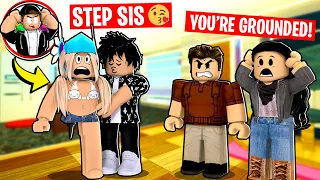 my stepbro tried to kiss me in roblox