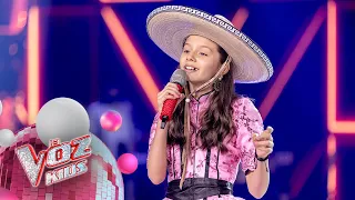 María José Fernández Useche canta 'El jinete' - Audiciones a ciegas | La Voz Kids Colombia 2024