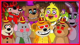 Los Banana Splits vs Five Nights at Freddy's vs Toy Story (Parodia animada) [en Español]