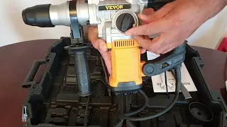 VEVOR 1050W Rotary Jack Hammer Drill Demolition Breaker SDS + Chisel - Unboxing and Full Review