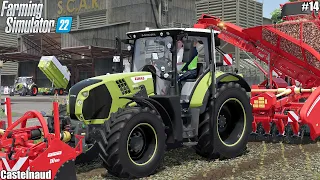 HARVESTING SUGAR BEETS & FEEDING ANIMALS W/ CLAAS│CASTELNAUD│FS 22│14