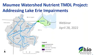 Maumee Watershed Nutrient TMDL April Webinar