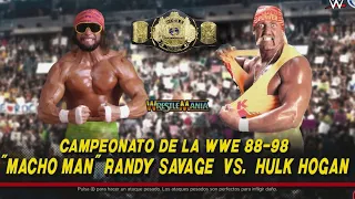 🌟WWE Legends Match: RANDY SAVAGE vs HULK HOGAN🌟 |WWF Championship|