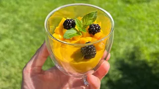 Just 3 ingredients make an incredibly delicious summer dessert | MANGO MOUSSE