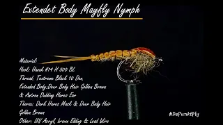 Tying a Mayfly Nymph with an Extended Body - Tied by Matthias Dibiasi - DePunkt Fly