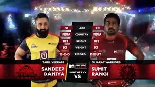 Tamil Veerans Vs Gujarat Warriors | MTV Super Fight League | Sandeep Dahiya Vs Sumit Rangi | SFL