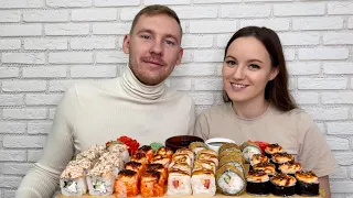 МУКБАНГ РОЛЛЫ ЗАПЕЧЕННЫЕ ГОРЯЧИЕ КАЛИФОРНИЯ КОНКУРС ответы на вопросы MUKBANG ROLLS BAKED