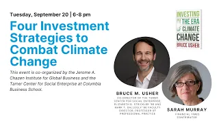Four Investment Strategies to Combat Climate Change