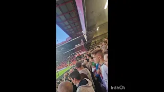 lincoln city fans chanting against Sheffield United.What a night