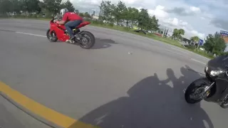 DUCATI PANIGALE 1199 vs CBR 1000rr