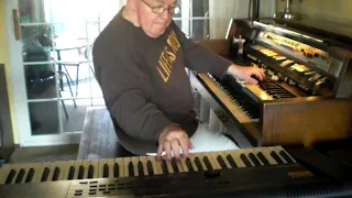 Mike Reed plays old Roland keyboard and old Hammond Organ