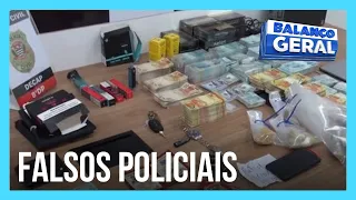 Polícia prende quadrilha de falsos policiais na capital paulista