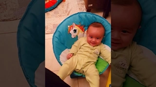 Best Baby Laugh Ever - Funny! 3 months old baby laughing