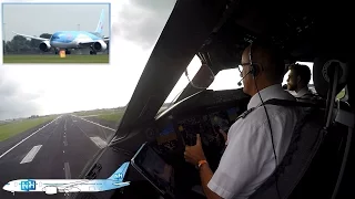 TUIfly Boeing 787 Dreamliner COCKPIT VIEW from Amsterdam to Palma