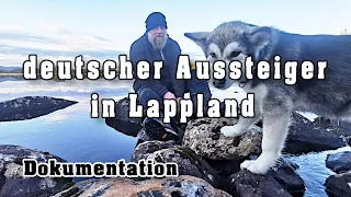 Deutscher Aussteiger baut sein Paradies in Lappland (Schweden)