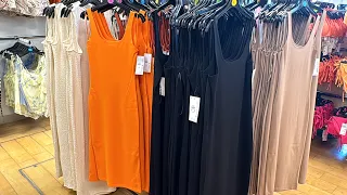 Primark Collection for Women ; Orange Dress for Summer Time ~ May 2024