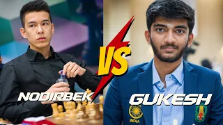 Nodirbek Abdusattorov vs Gukesh D | Grand Chess Tour: Superbet Poland Rapid & Blitz 2024 Round 2