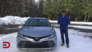 Here's the 2018 Toyota Camry Hybrid on Everyman Driver