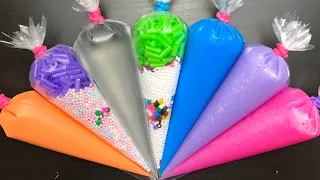 Making Crunchy Slime With Piping Bags - Satisfying Slime Video ASMR #81