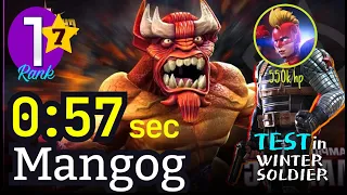 7* Rank-1 Mangog 57 sec No boost | Test in ROL #mcoc