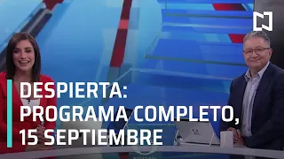 Despierta I Programa Completo  15 de septiembre 2020