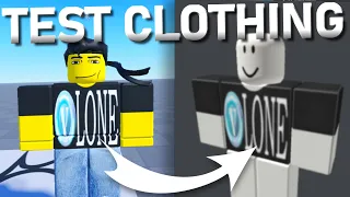 How to TEST CLOTHING in ROBLOX 2024!!