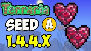 Terraria how to get Life Crystals fast (ALL 15) (NEW SEED for 1.4.4.9)
