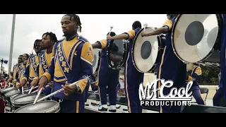 Hoe Check 3.0 (TOP Drumline View) 🔥 | Alcorn State Marching Band & Golden Girls 22 | HBCU Week BOTB