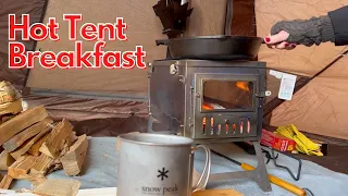 This Breakfast in the Hot Tent is So Good, You'll Wish You Could Stay Outside All Day!