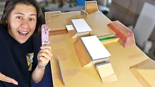 D.I.Y CARDBOARD FINGERBOARD PLAZA!