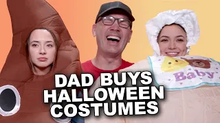 Dad Buys Our Halloween Costumes! - Merrell Twins