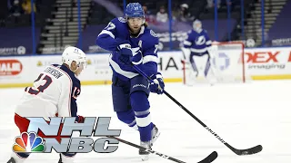 Columbus Blue Jackets vs. Tampa Bay Lightning | EXTENDED HIGHLIGHTS | 4/25/21 | NBC Sports