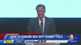 Resolution to censure Sen. Mitt Romney at Utah GOP convention fails (10 p.m.)