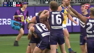 Caleb Serong amazing derby goal