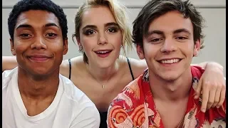 Chilling Adventures of Sabrina Season 1 - Behind The Scenes - 😊😊😊 Ross Lynch, Kiernan Shipka..