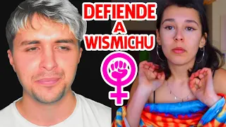 Femimista defiende a Wismichu porque es SU JEFE 🤦 Violeta Franco