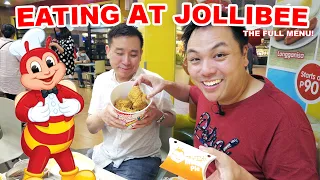 Jollibee Fried Chicken From Canada to Philippines | Eating the full menu...