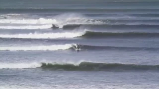 Surfing Chicama, Peru - Longboard Backside